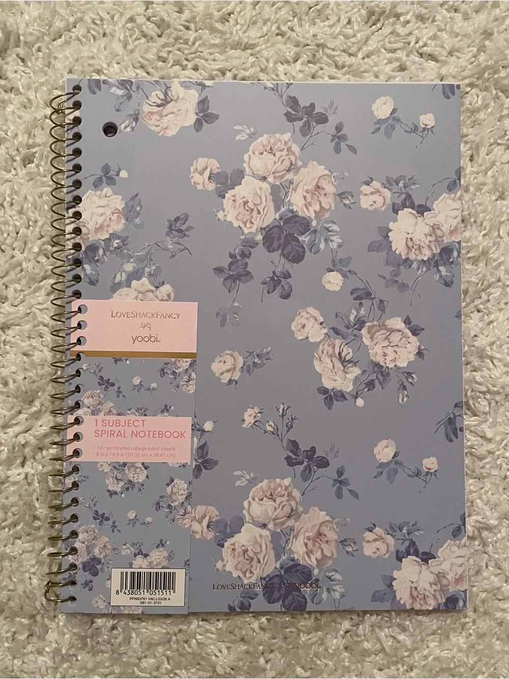 LoveShackFancy x Target Yoobi Everblooming Rosette school supplies Bundle NWT